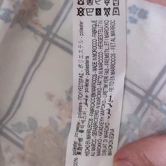 New Zara Flutter Sleeves Dress Size L - Picture 10 of 11